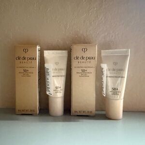 Clé de Peau Beauté UV Protective Cream SPF50+ Broad Spectrum Sunscreen 8ml x 2